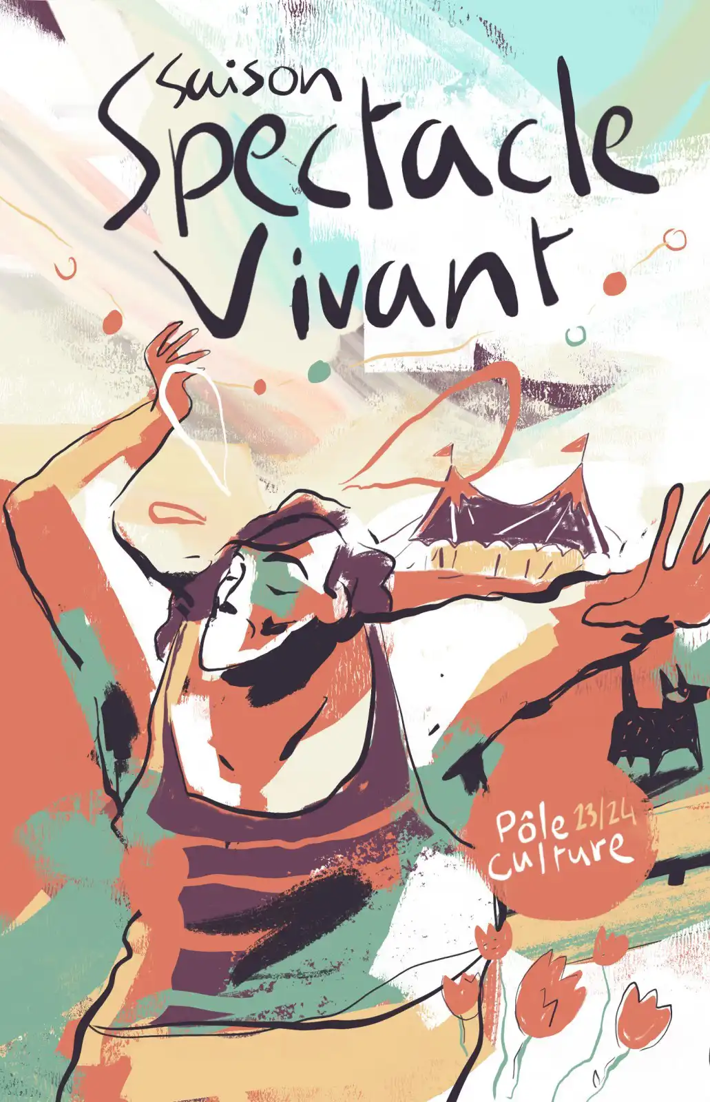 Saison spectacle vivant. Cliquez sur l'image pour retrouver toutes les informations concernant les évènements culturels sur le Pays de Craon.