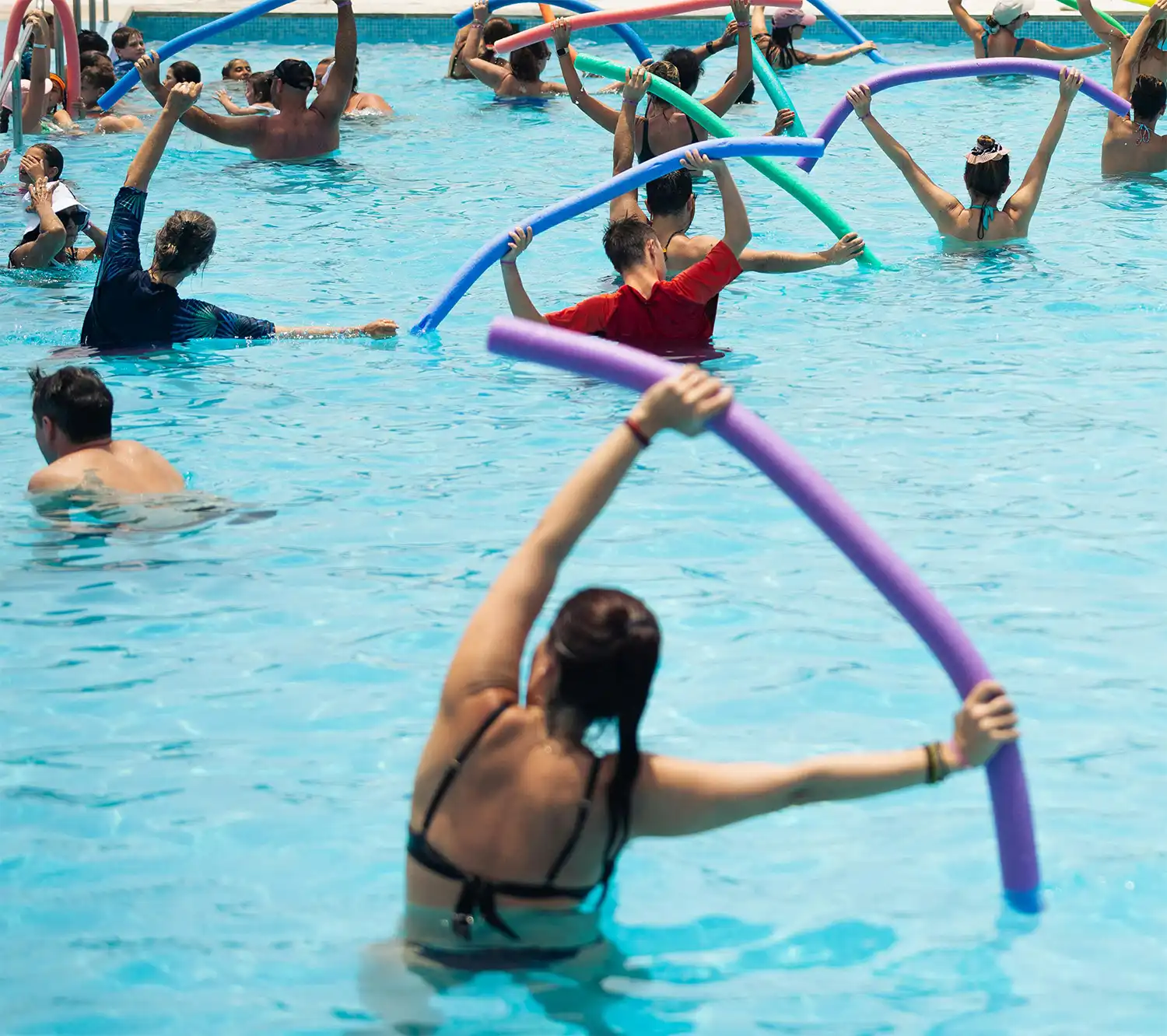 Aquagym d'été : Voyage autour du monde