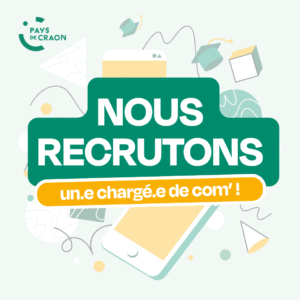 Le Pays de Craon recrute un.e chargé.e de communication !