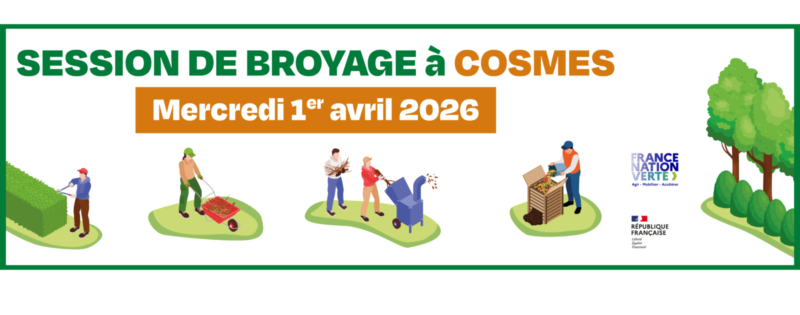 Session de broyage : COSMES