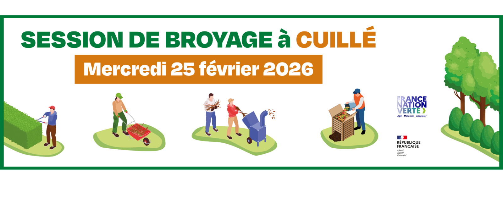 Session de broyage : CUILLÉ