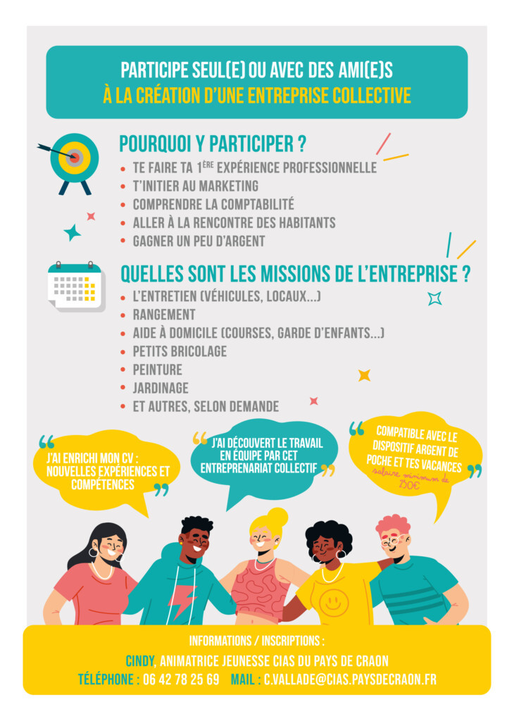 coopérative jeunesse du Pays de craon été 2026