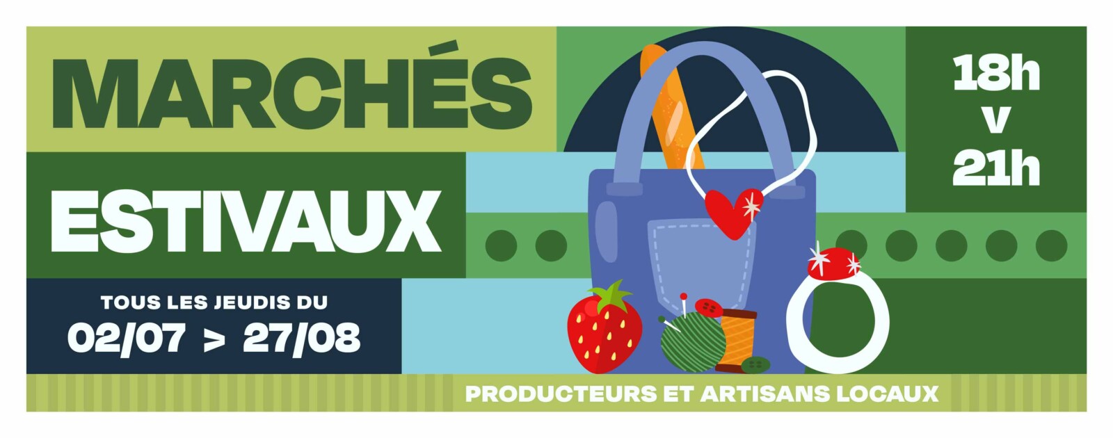 Marché estival de La Rincerie