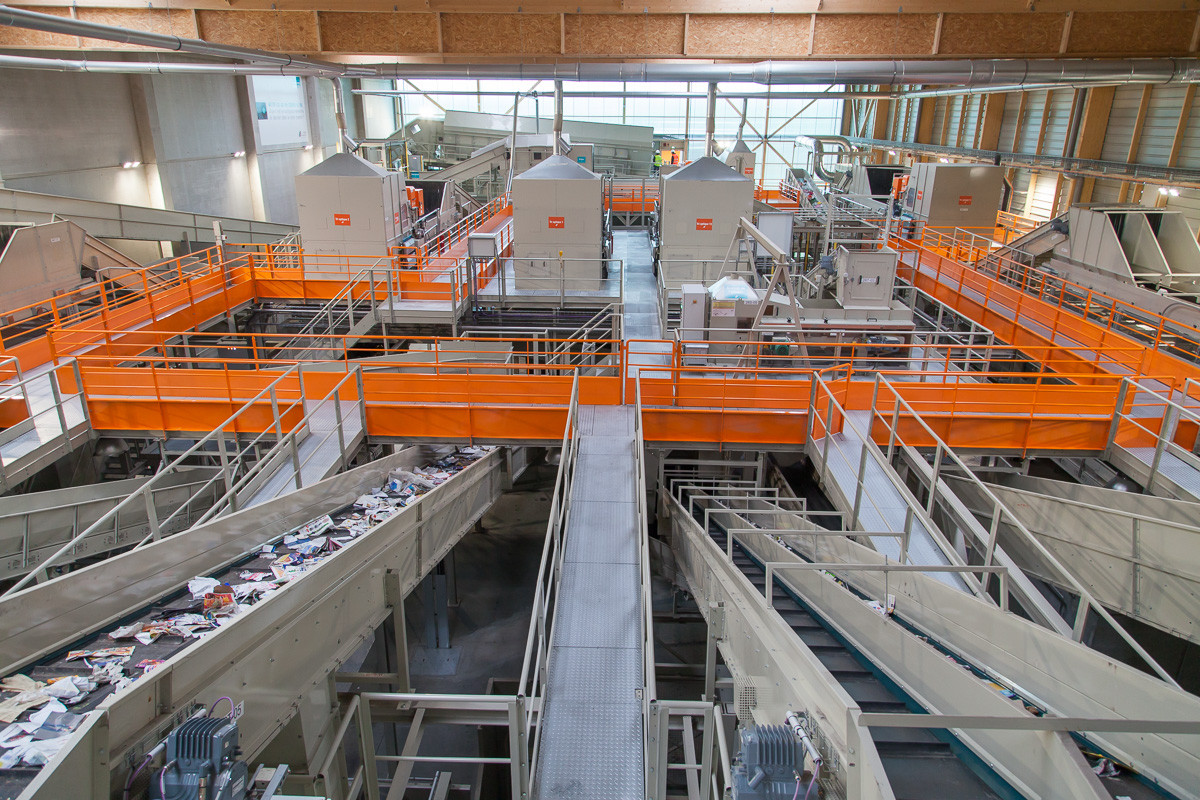 Visite du centre de tri