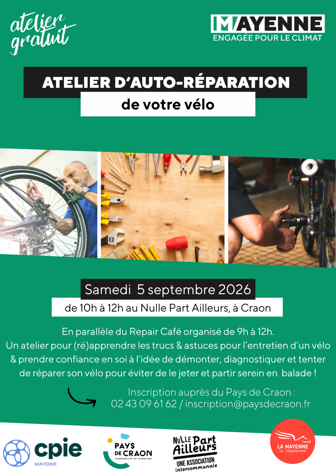 ATELIER D’AUTO-RÉPARATION de votre vélo