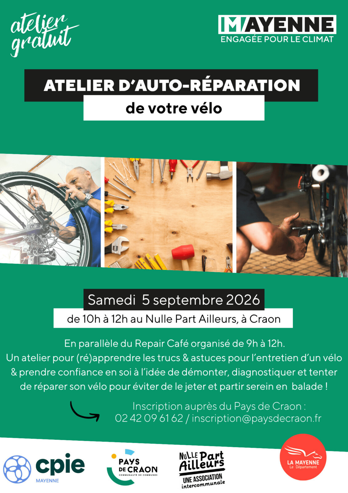 ATELIER D’AUTO-RÉPARATION de votre vélo