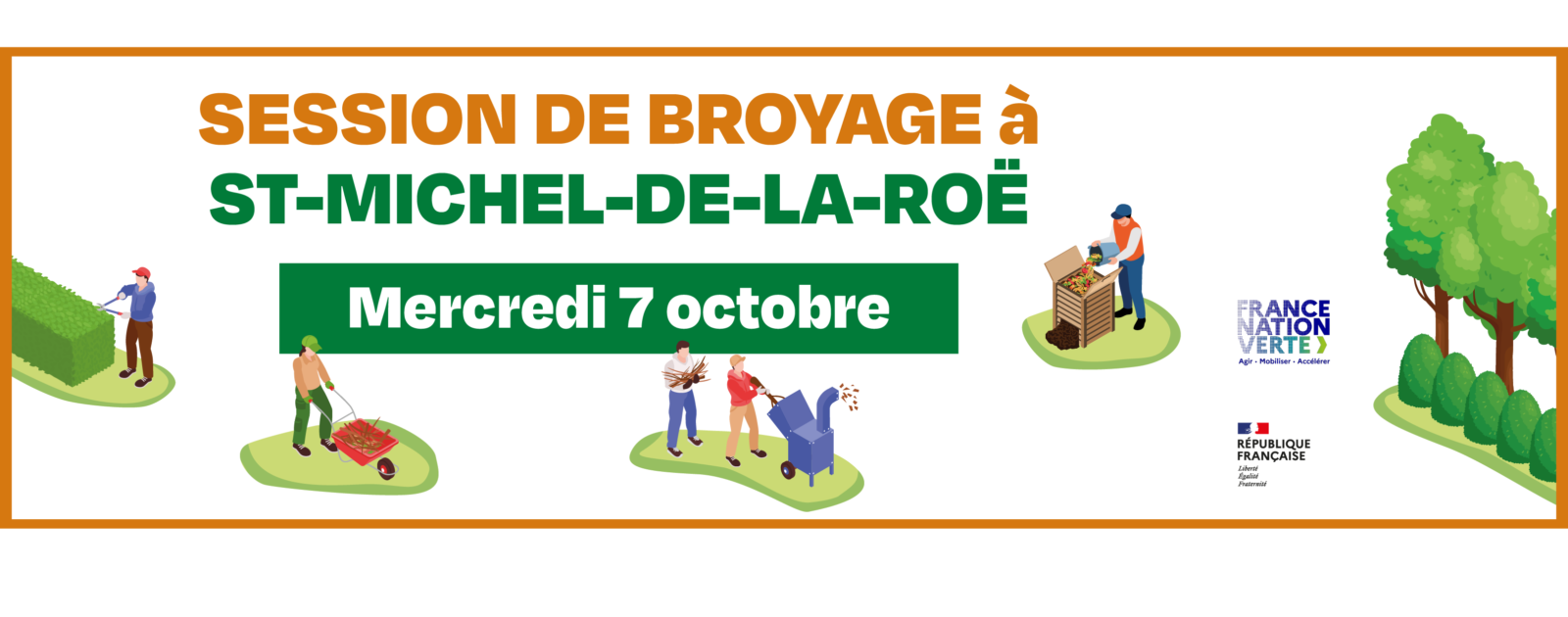 Session de broyage : SAINT-MICHEL-DE-LA-ROË